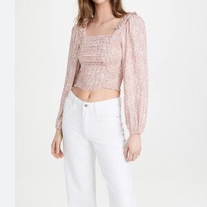 BB Dakota Floral Pink Women's Top